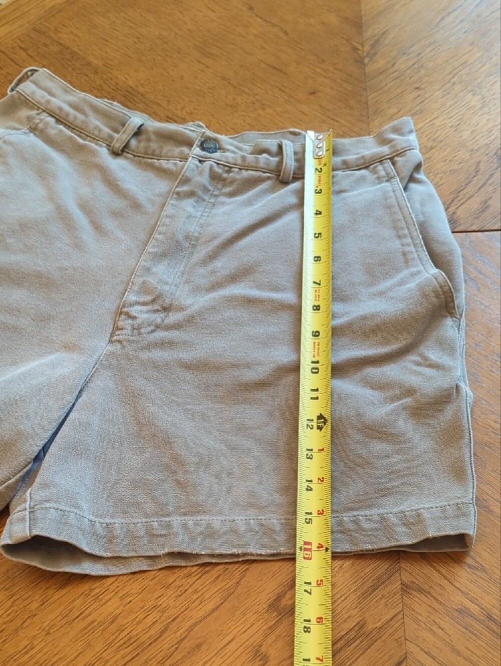 Vintage The North Face Beige Cotton Men's Shorts - Picture 6 of 7